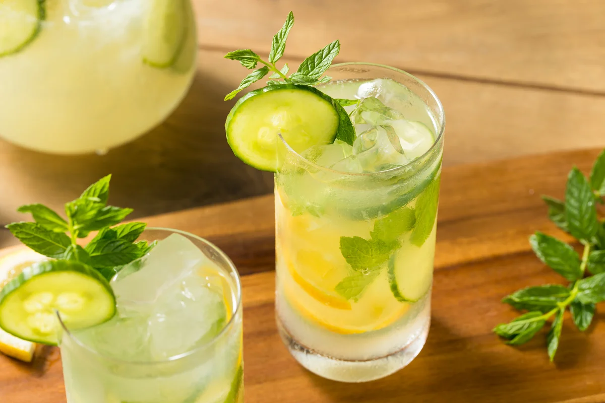 cucumber mint mocktail
