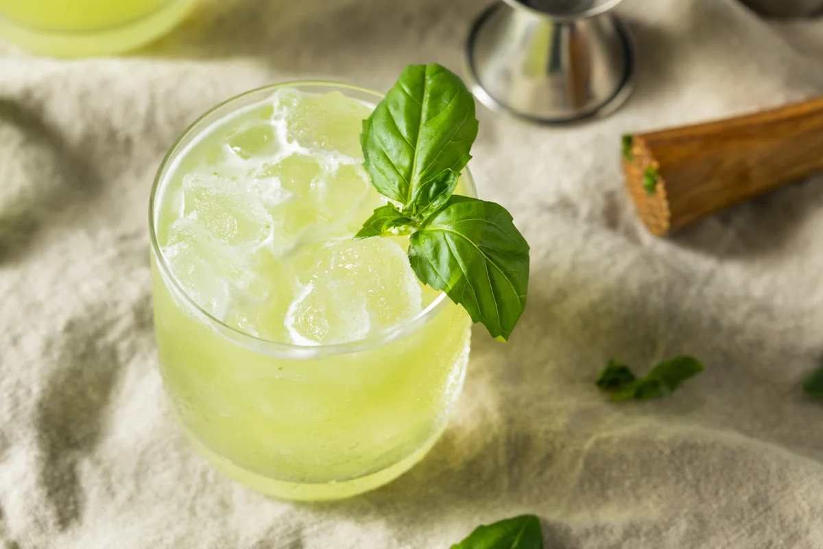 cucumber basil mocktail