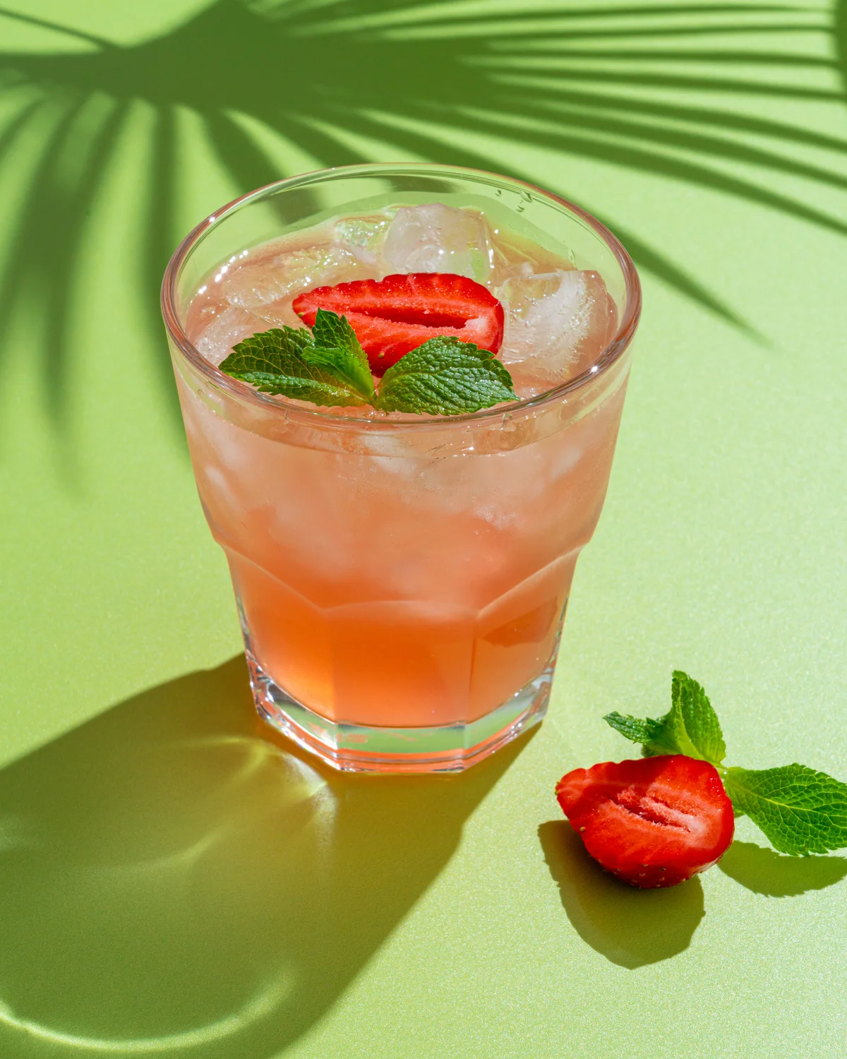 cucumber strawberry mocktail