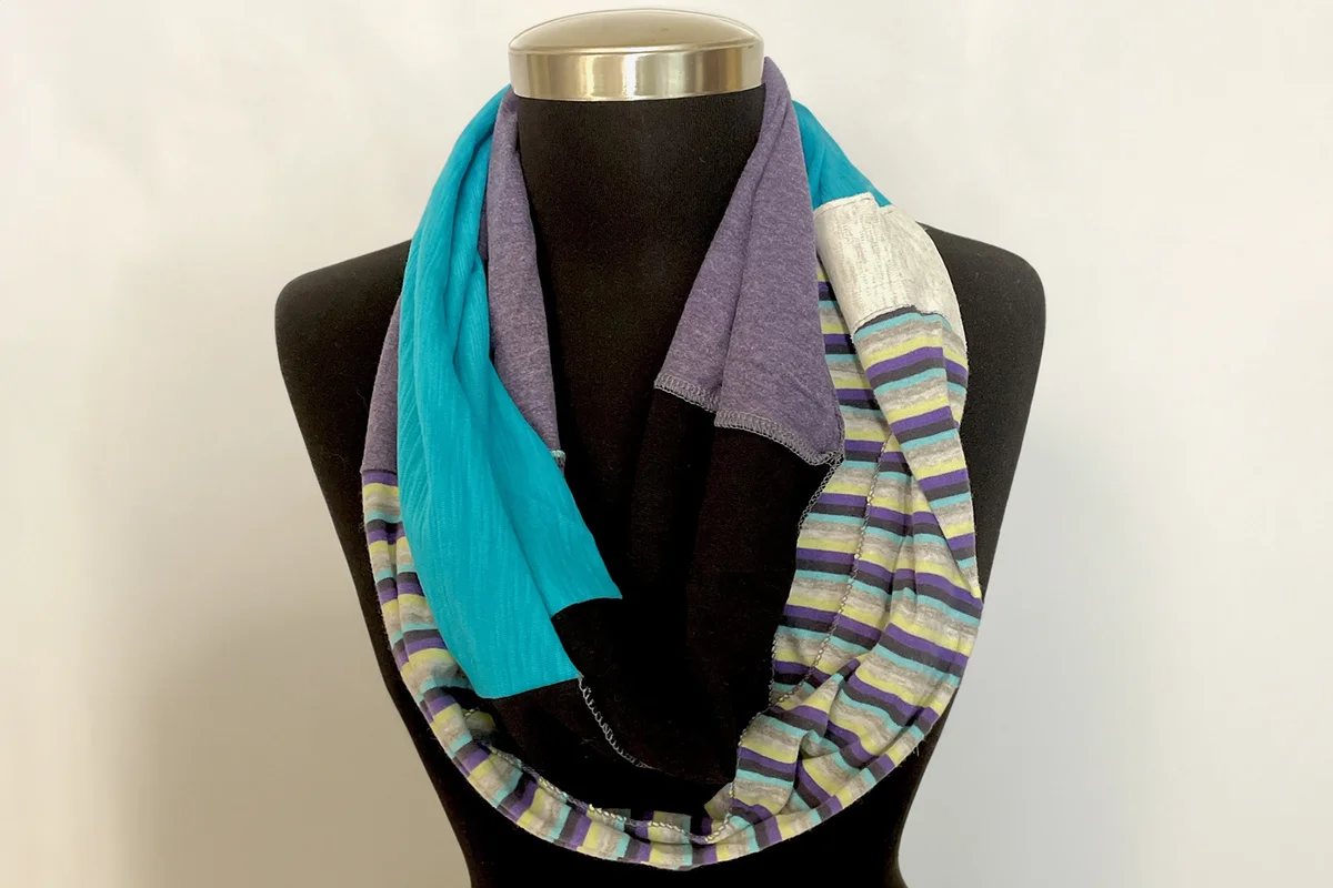 Upcycled Infinity Scarf Wrap