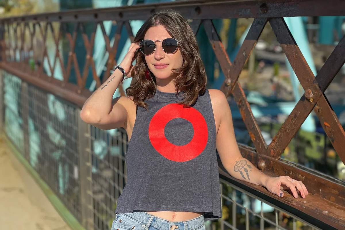 Phish Donut Racerback Crop Tank