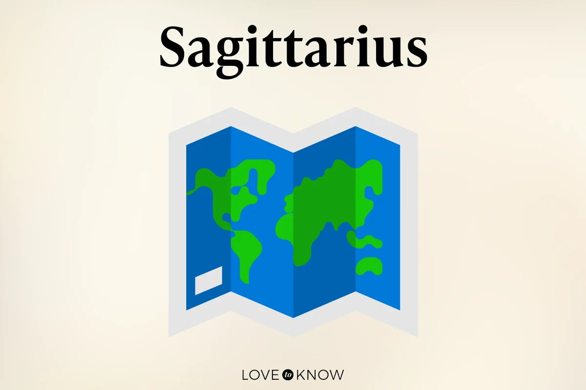 Sagittarius: World Map Emoji
