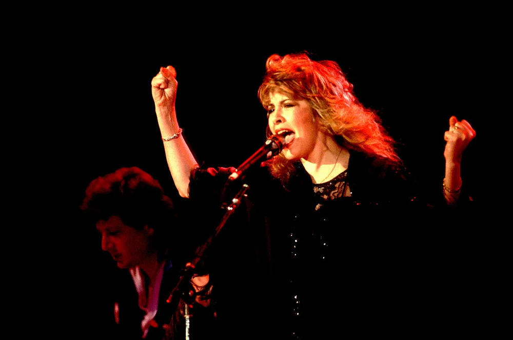 American musician Stevie Nicks performs onstage during the US Festival, Ontario, California, May 30, 1983.