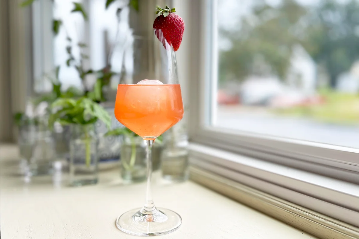 French Press White Peach Sangria