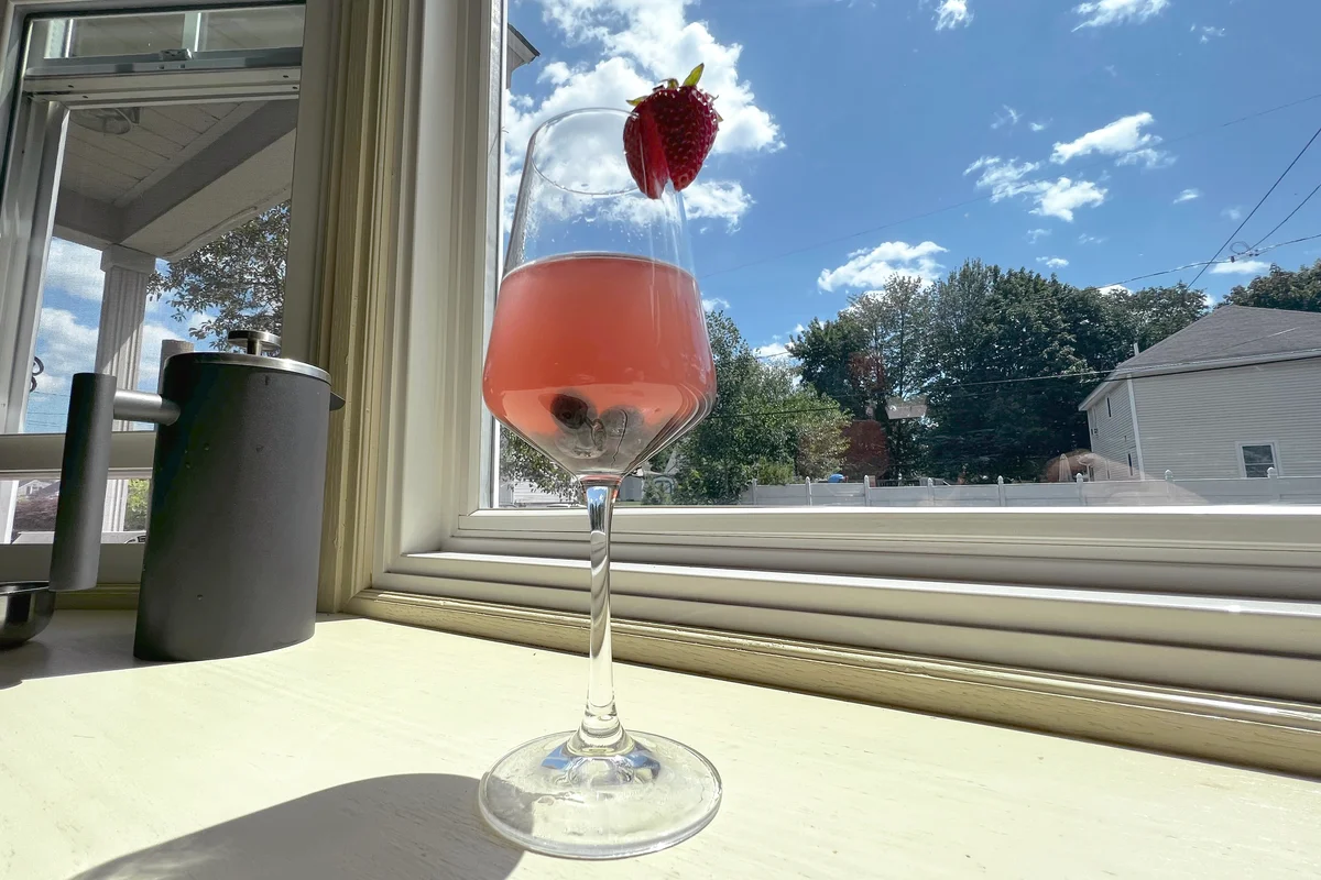 French Press Berry White Sangria