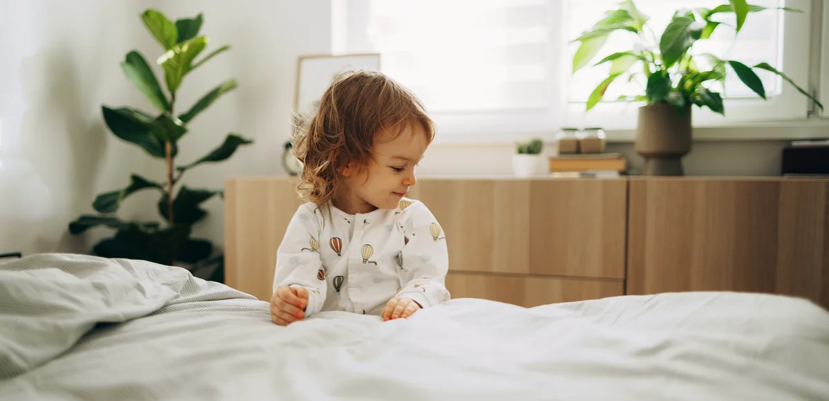 toddler awake in parent's room