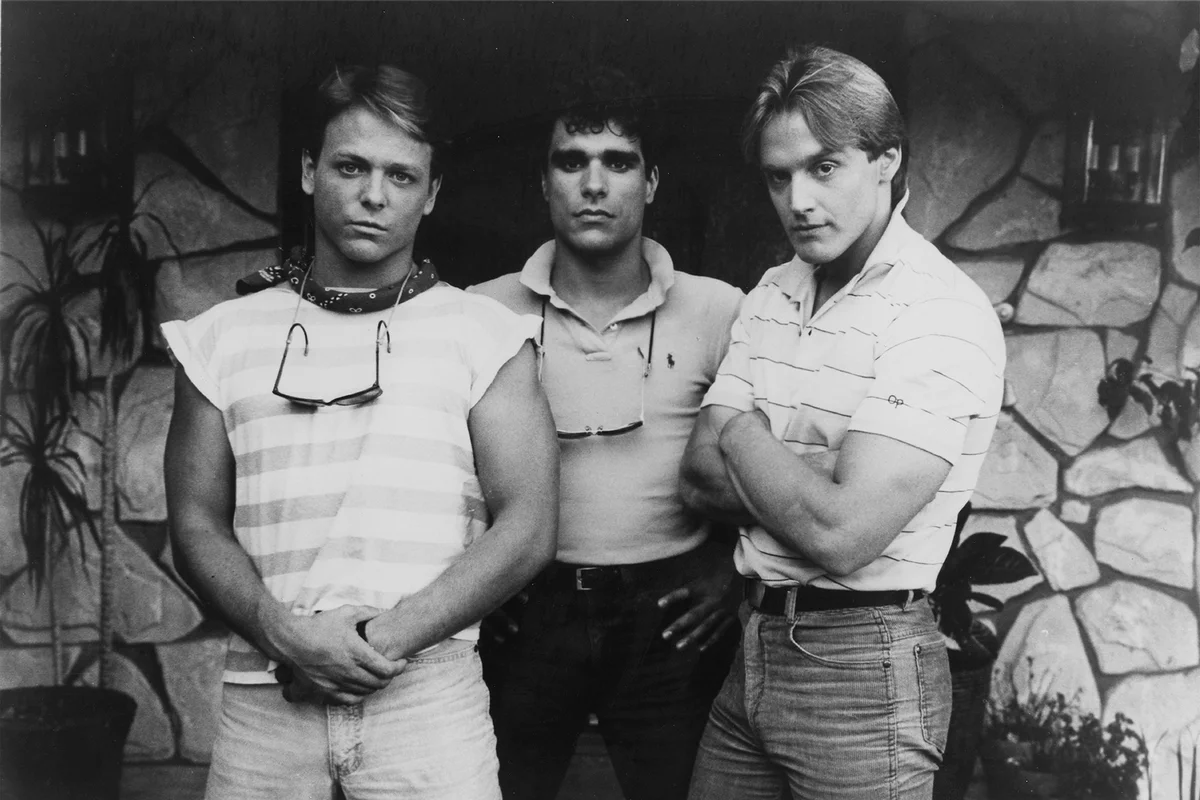 The stars of the film 'Valley Girl' in 1983