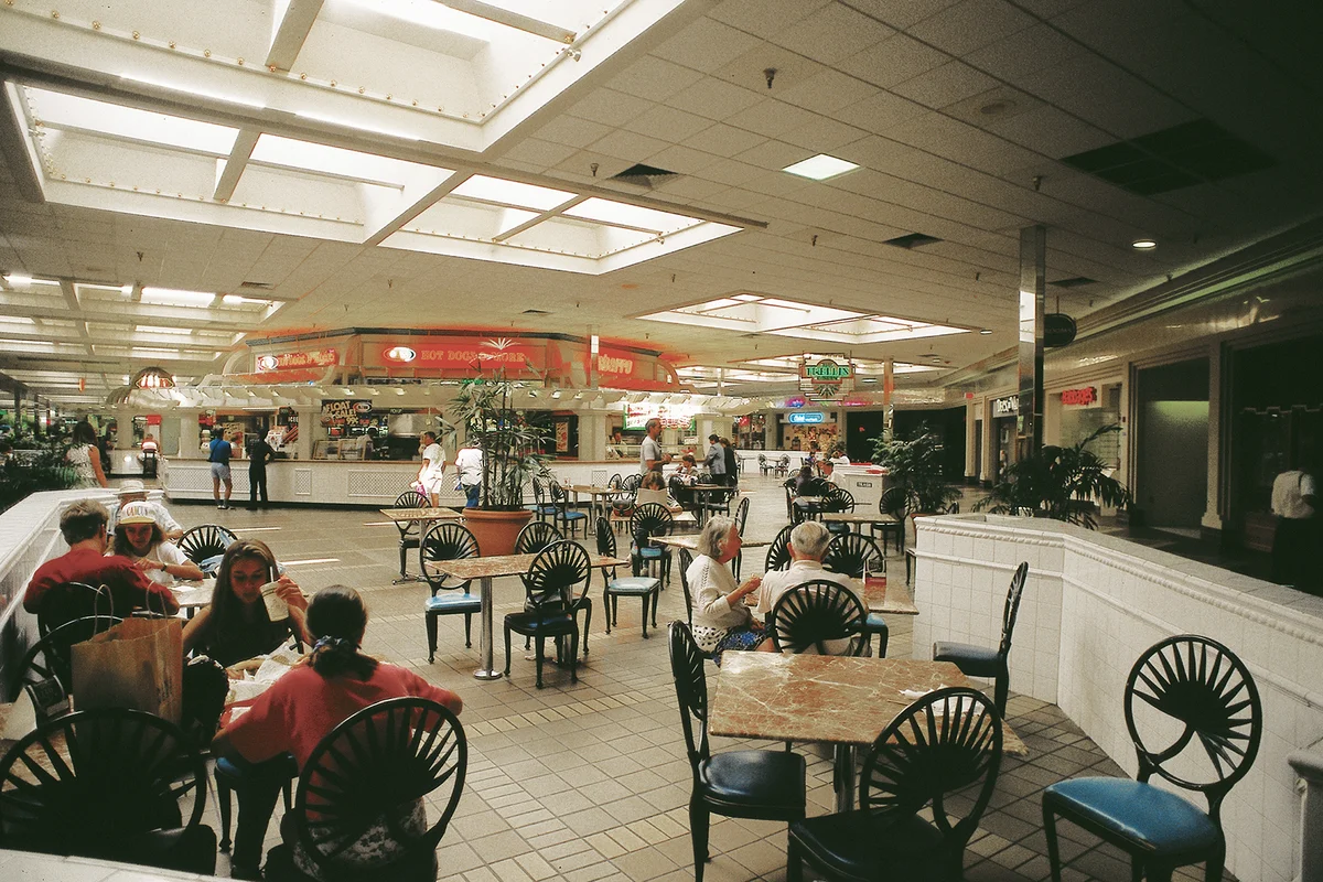 Food court, in the Sarasota Square Mall, Florida