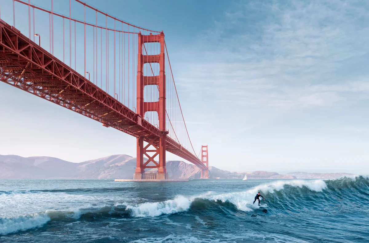 Golden Gate bridge currents