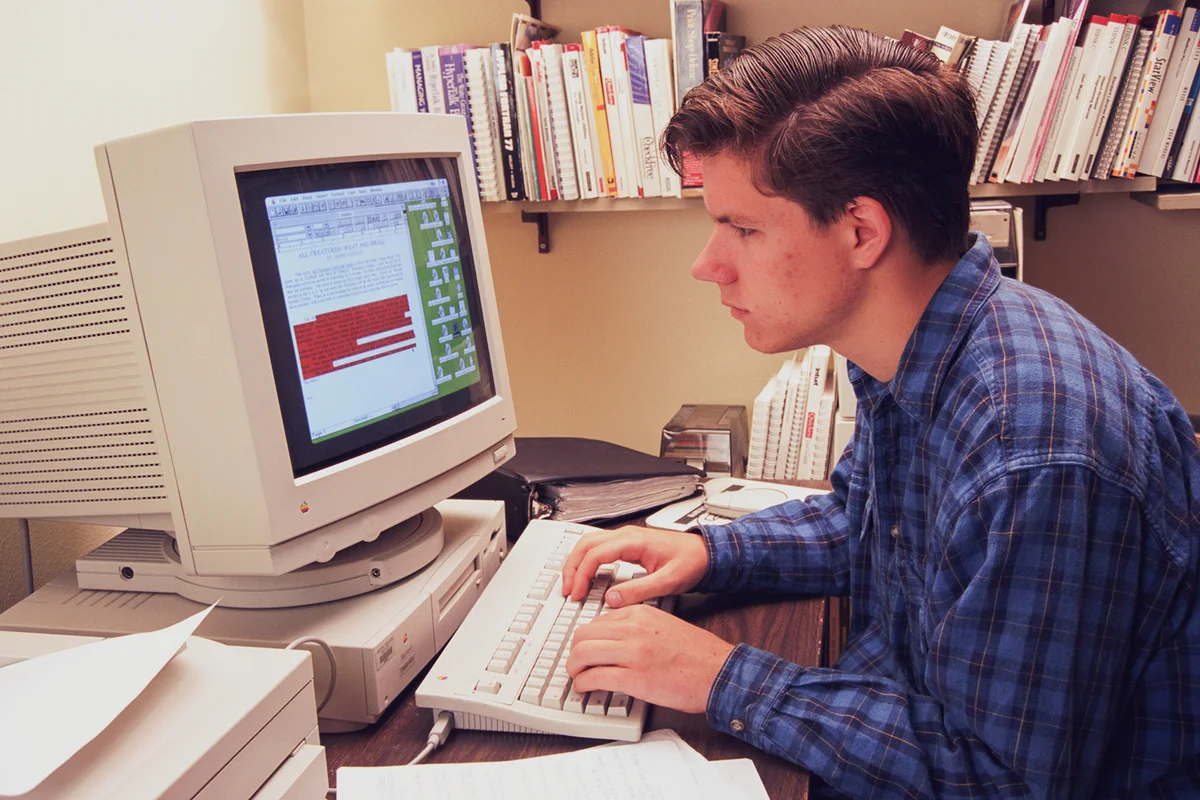Boy at Computer