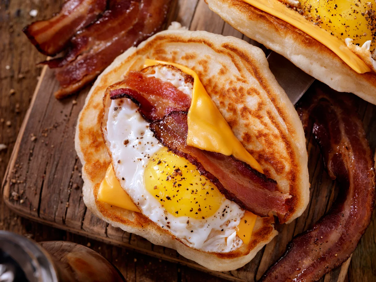 almond flour pancake sandwiches
