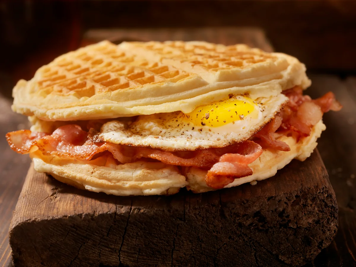 waffle sandwich