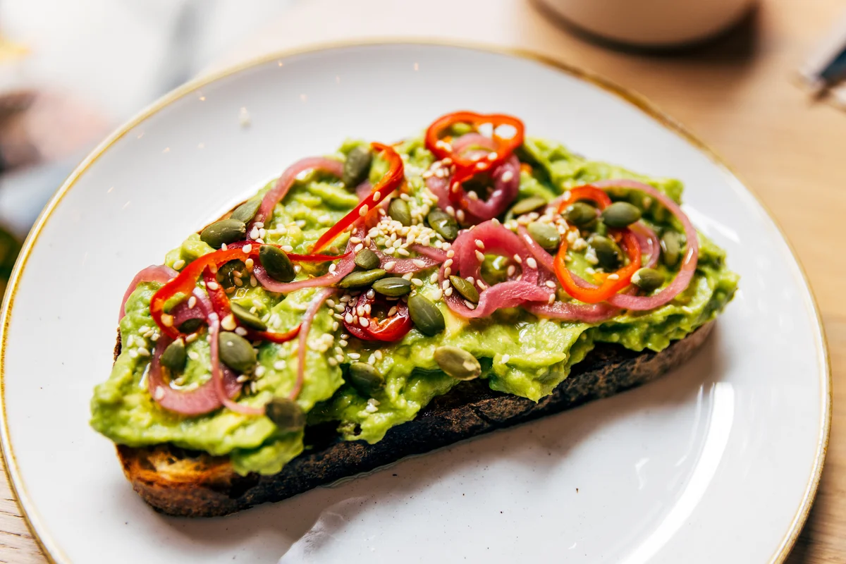 Gourmet avocado toast