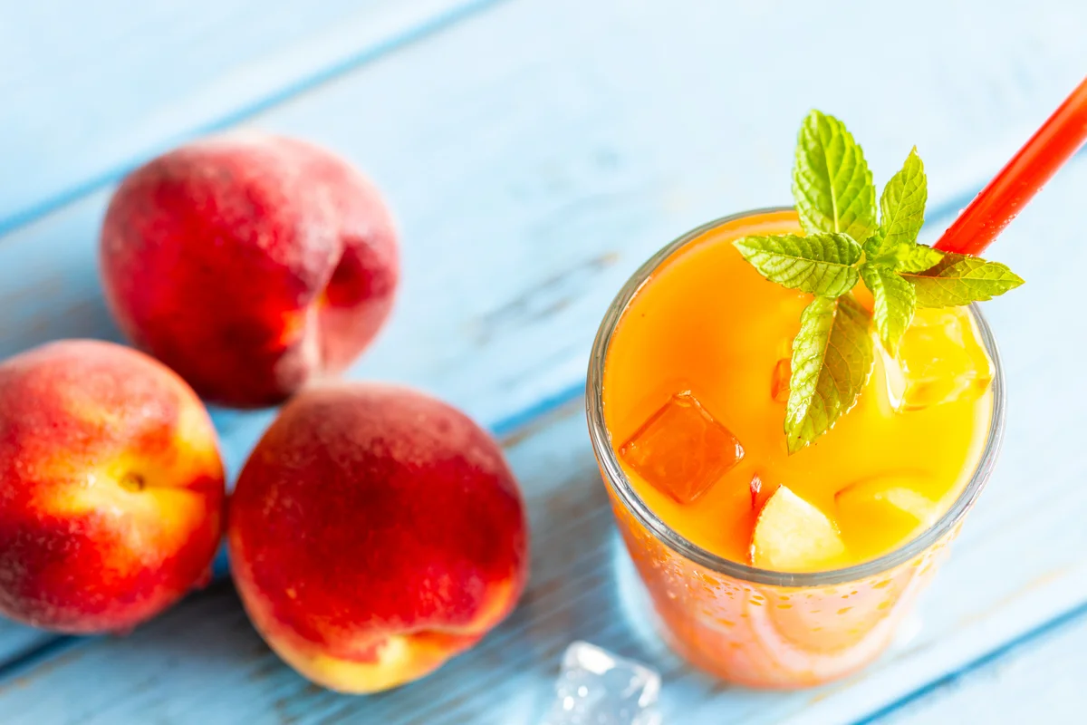 Peach of Me Punch mocktail