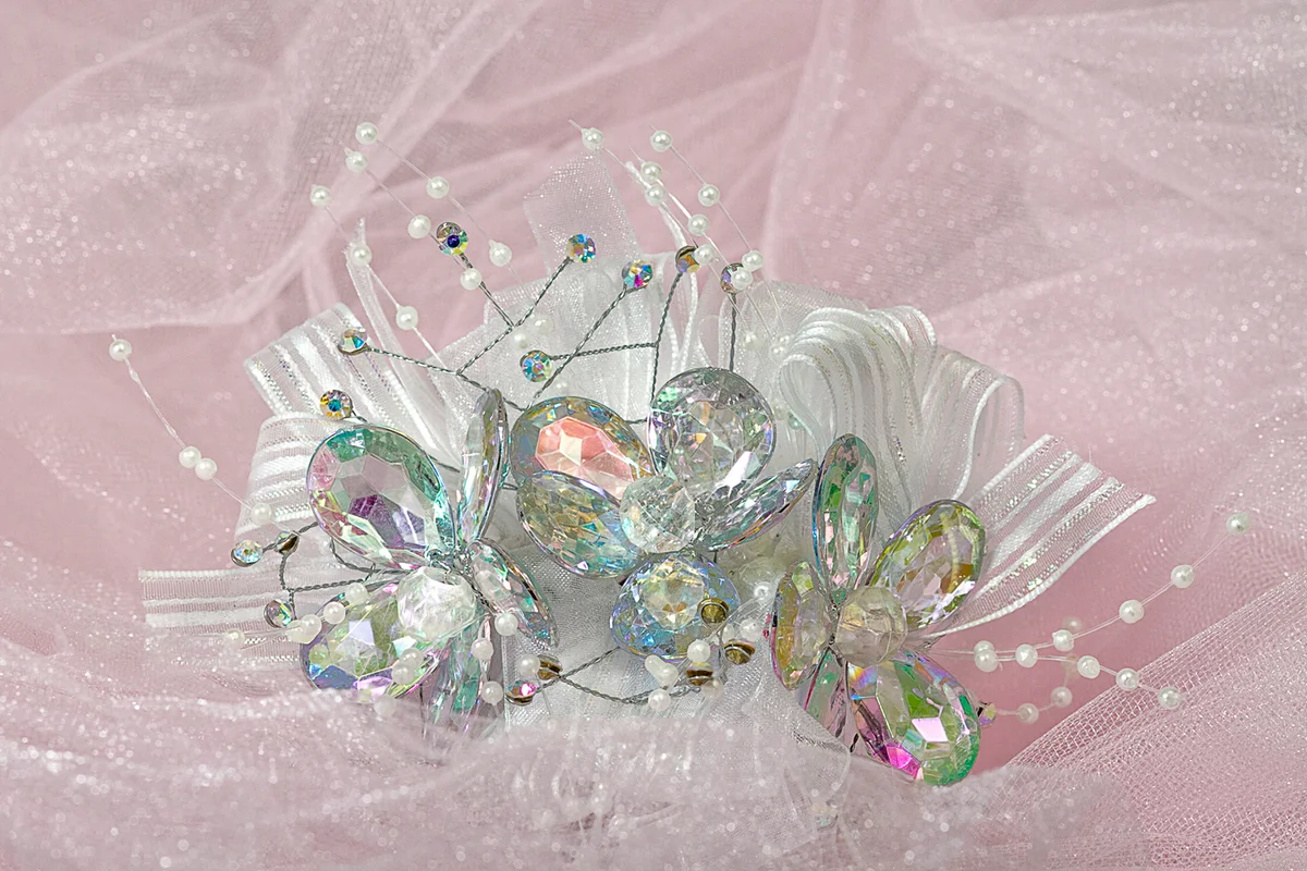 Delicate Crystal Corsage