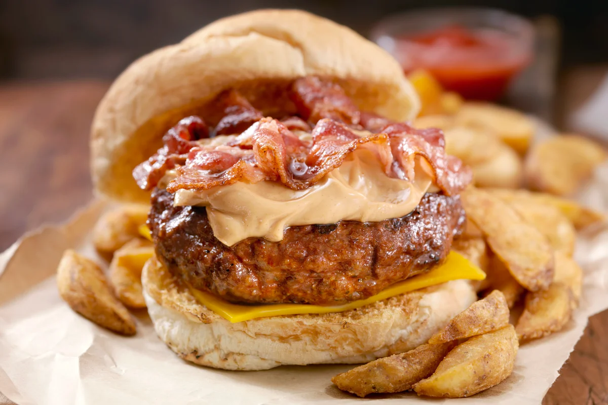 Peanut Butter Bacon Burger