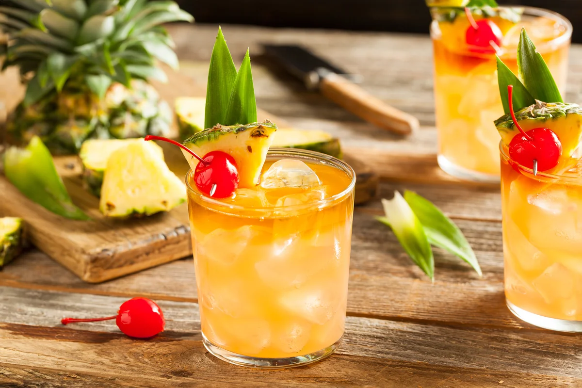 Homemade Mai Tai Cocktail