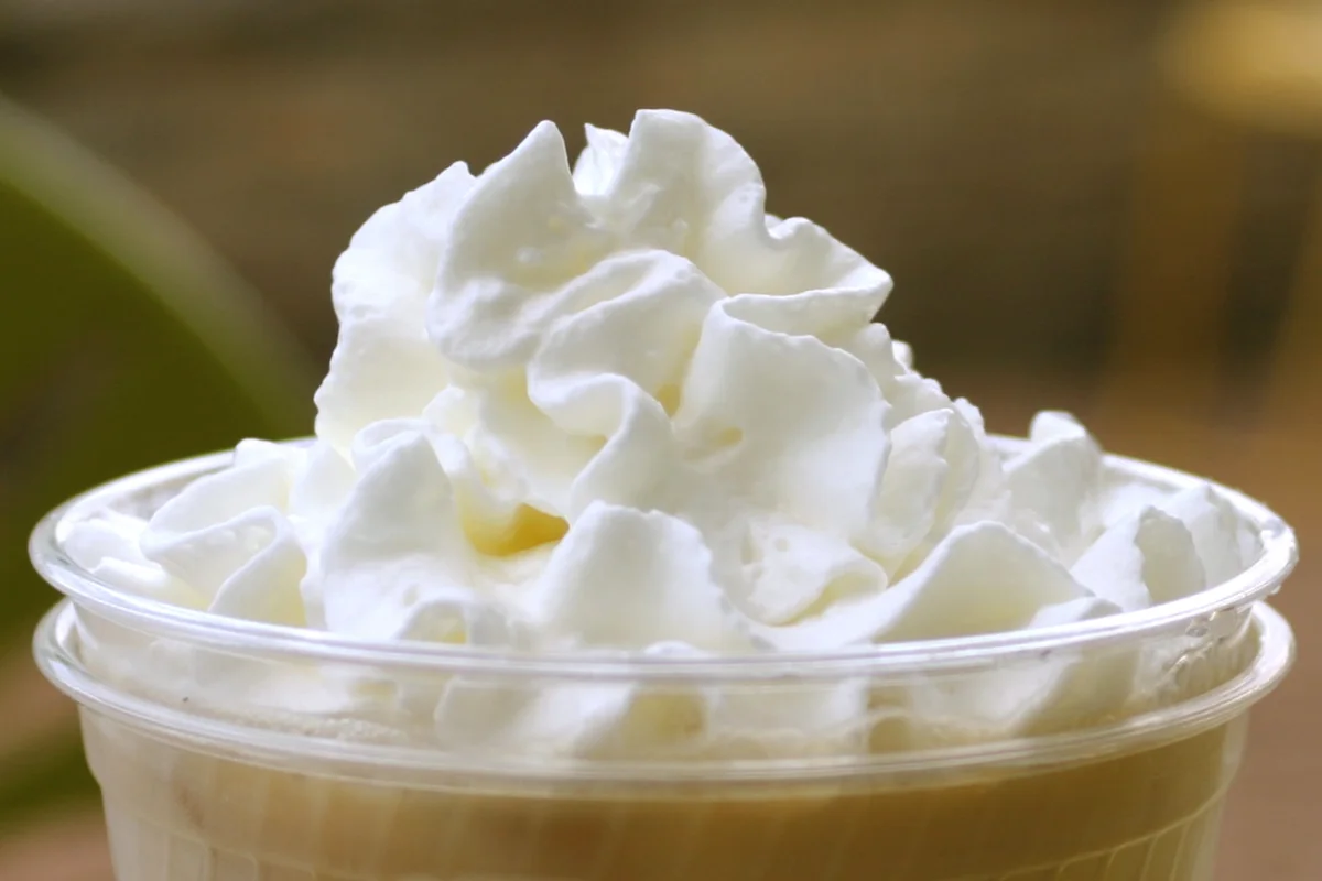 Home made whipped cream