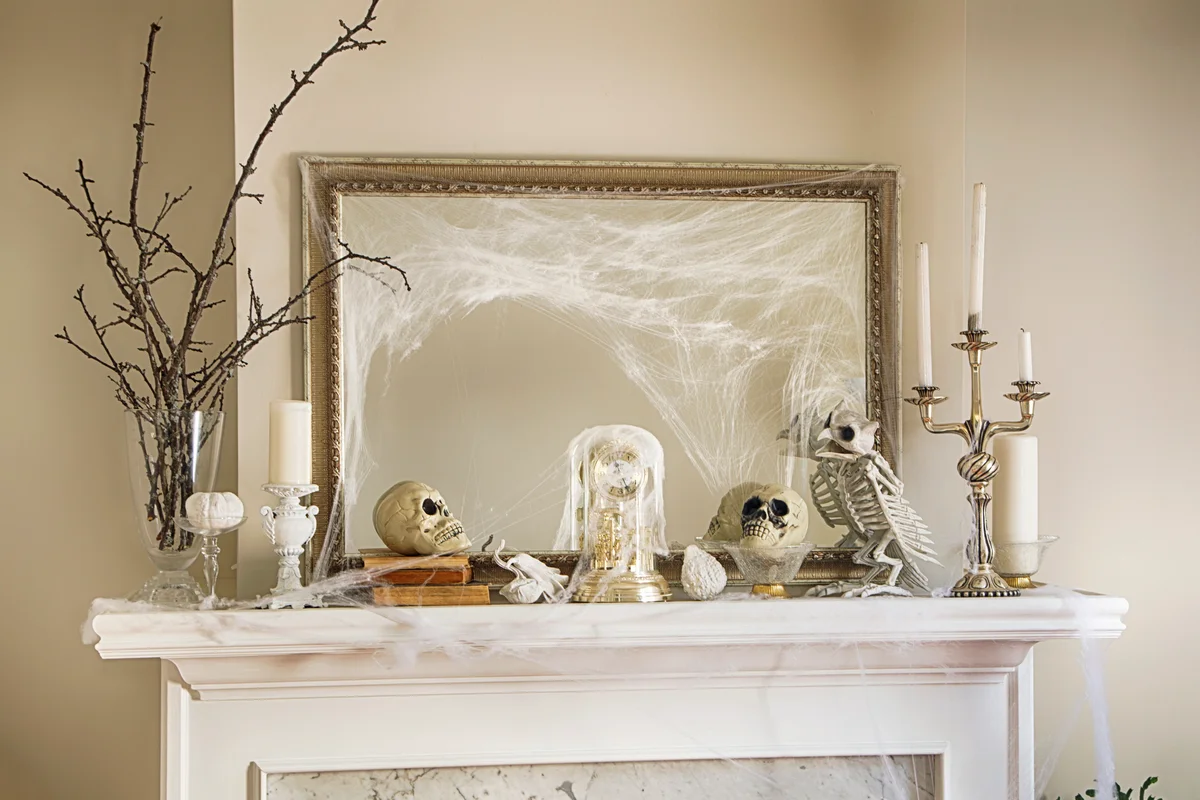 Fireplace Halloween Decoration