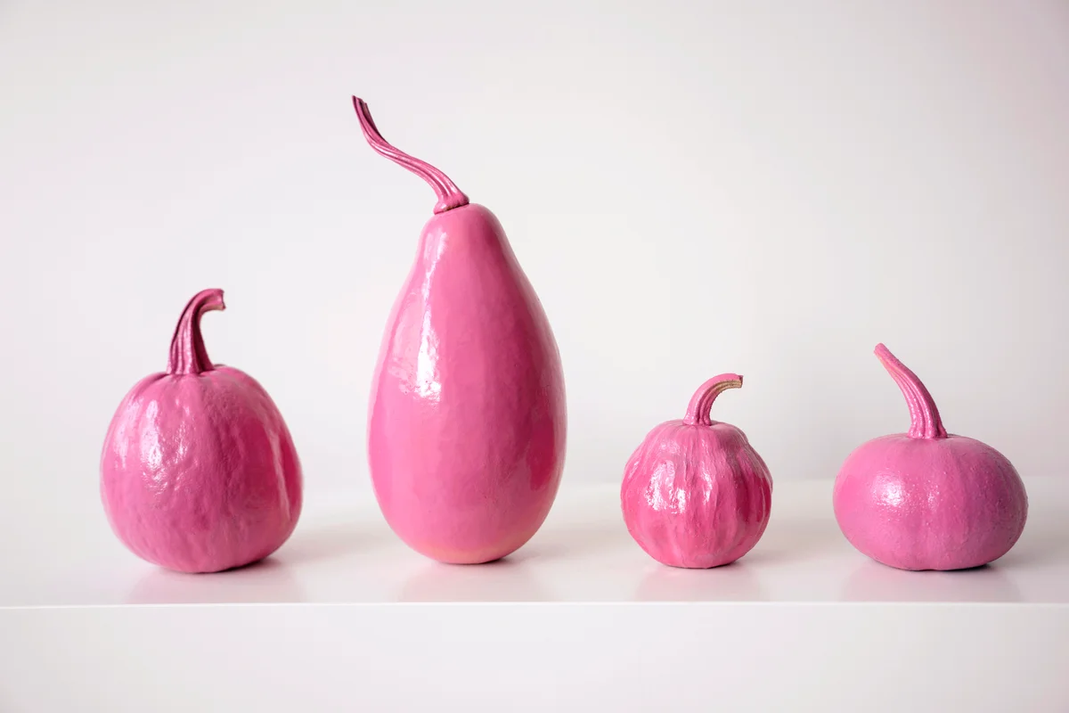 Pink pumpkins
