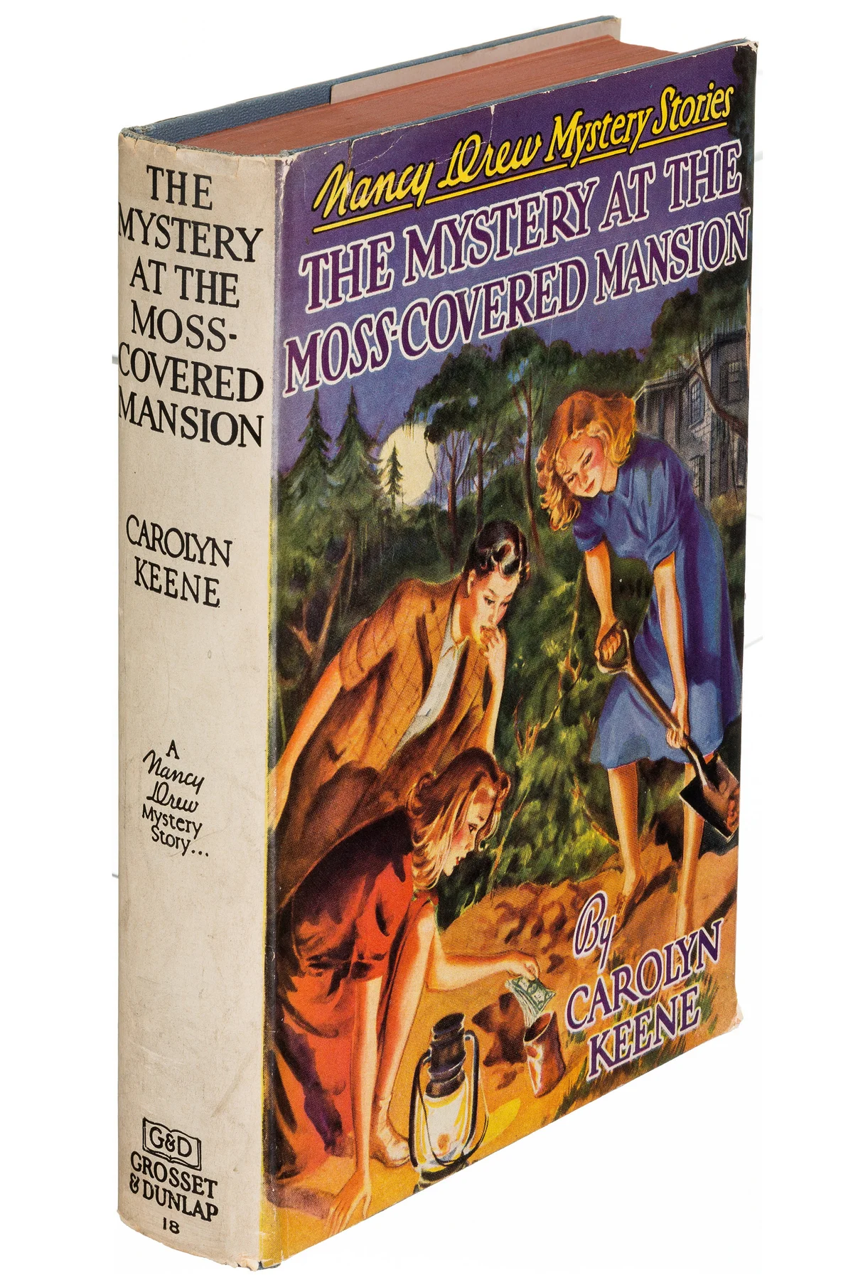 Nancy Drew - The Mystery at the Moss-Covered Mansion. New York: [1941]. First edition, signed