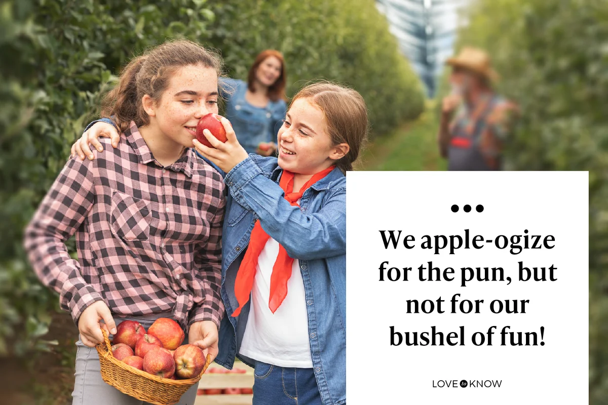 Two girls enjoy in taste of organic apples