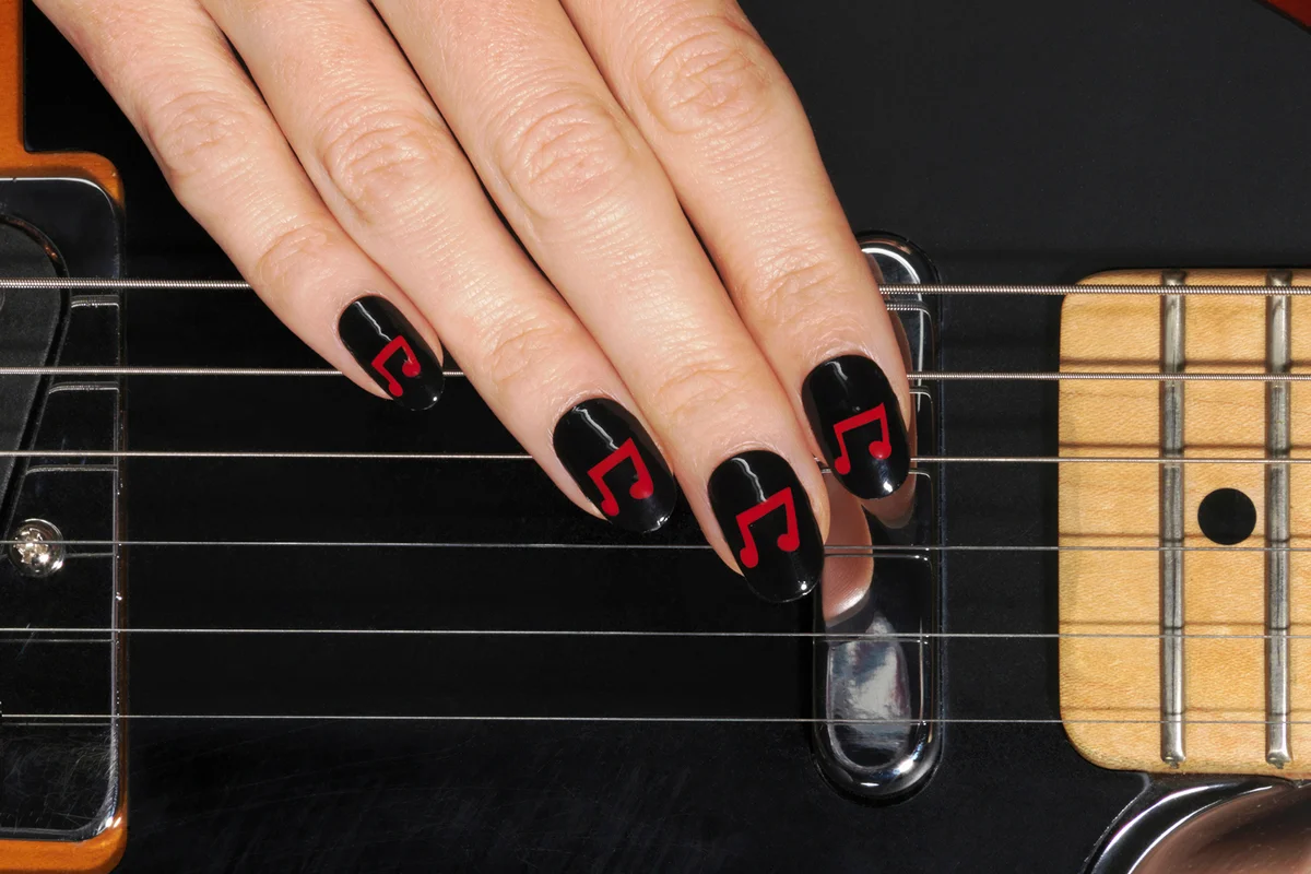 Music theme Finger nails