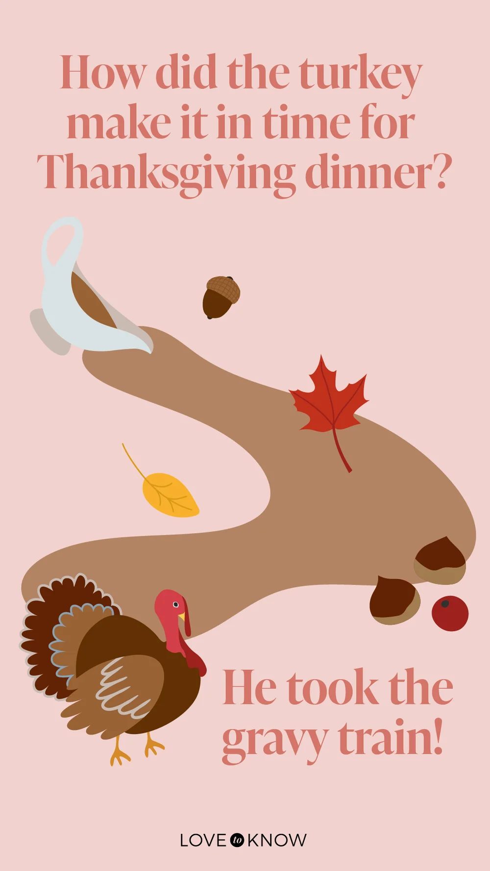 Turkey and gravy fall joke