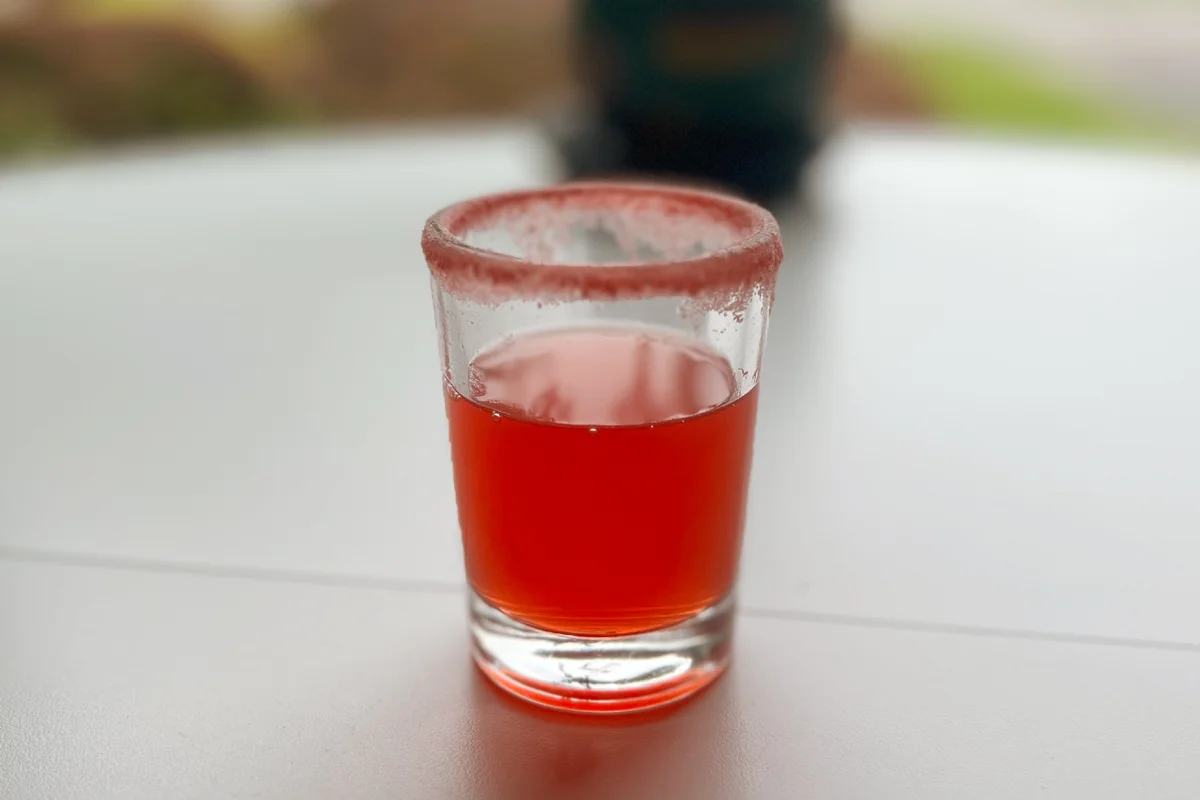 Cherry Fun Dip Shot