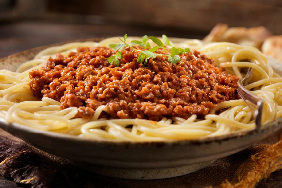 Vegetarian Spaghetti Bolognese