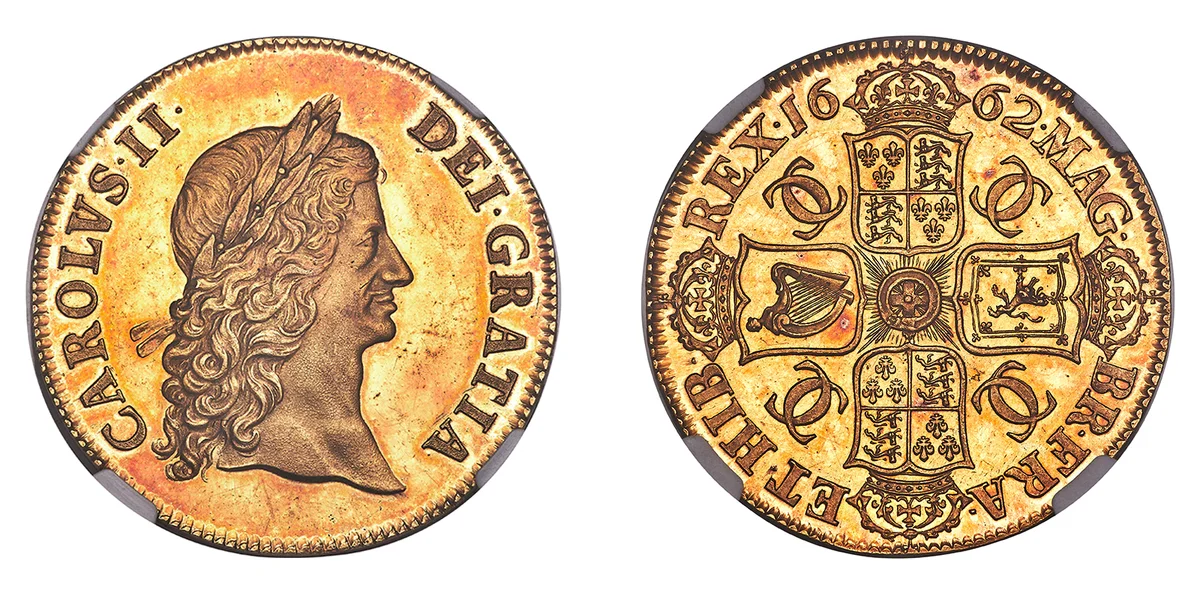 1662 Charles II Gold Proof Pattern Crown