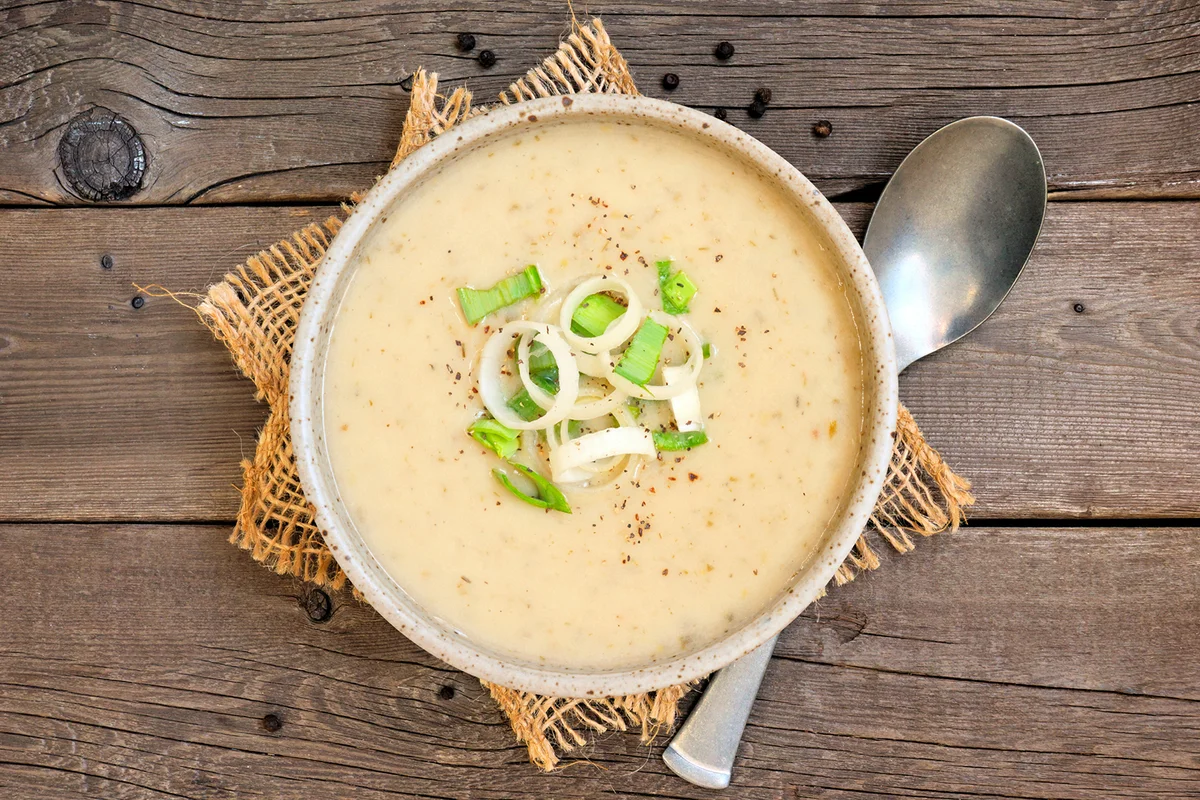 Potato and leek soup