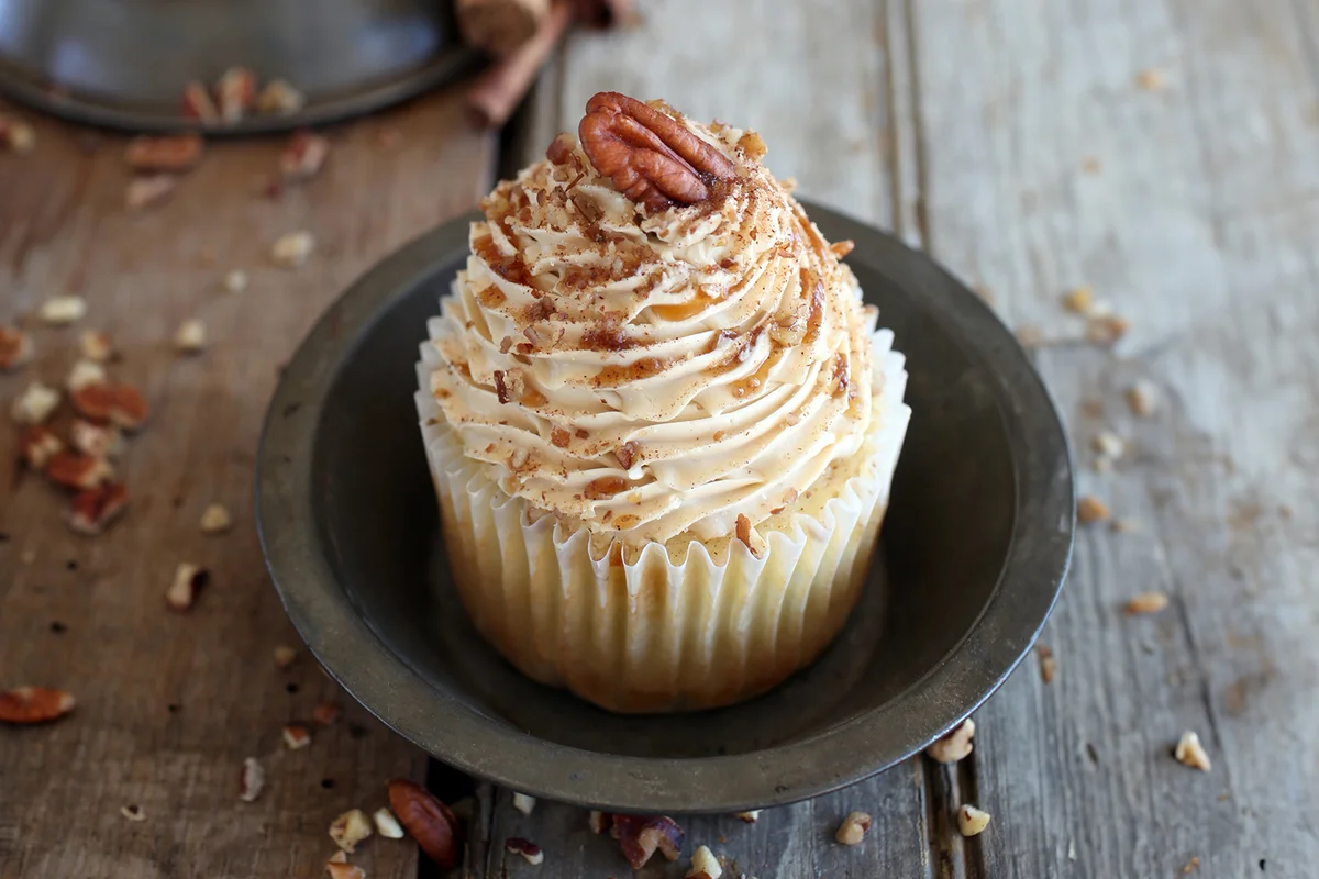 Pecan cupcake