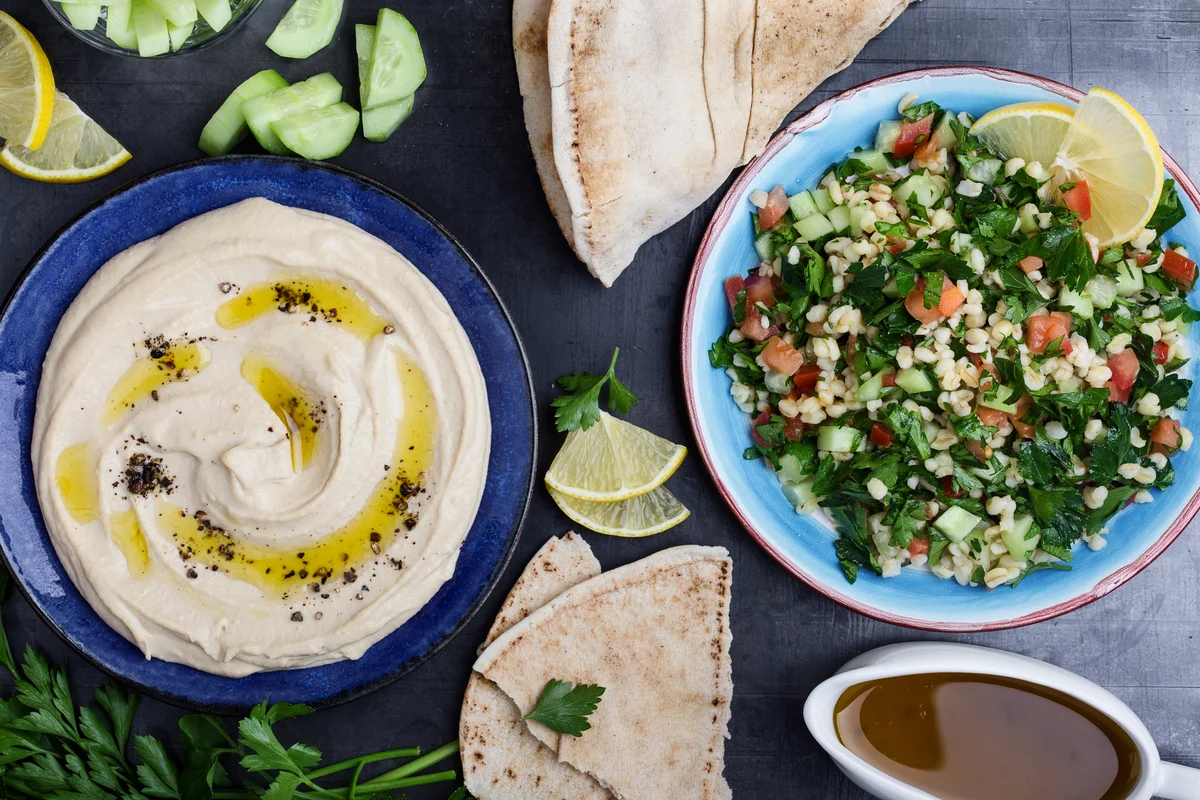 hummus & tabouleh