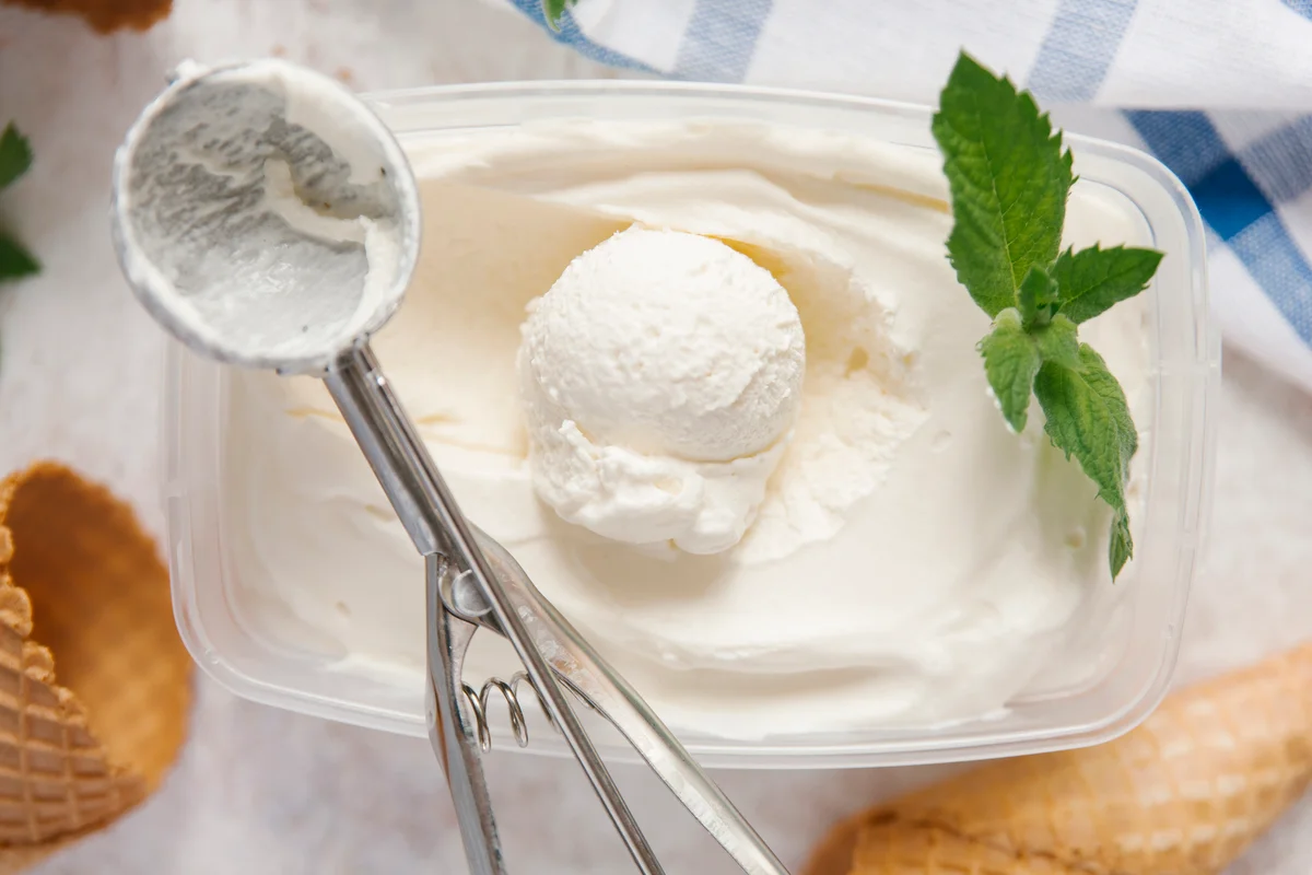 vanilla ice cream