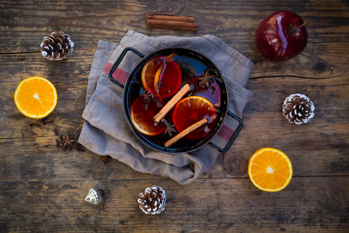a simmer pot on the table