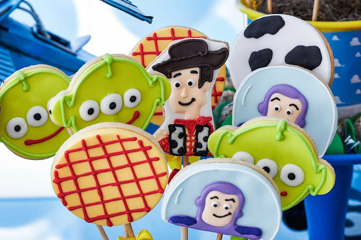 cookies in the form of Diseny figures, Toy Story