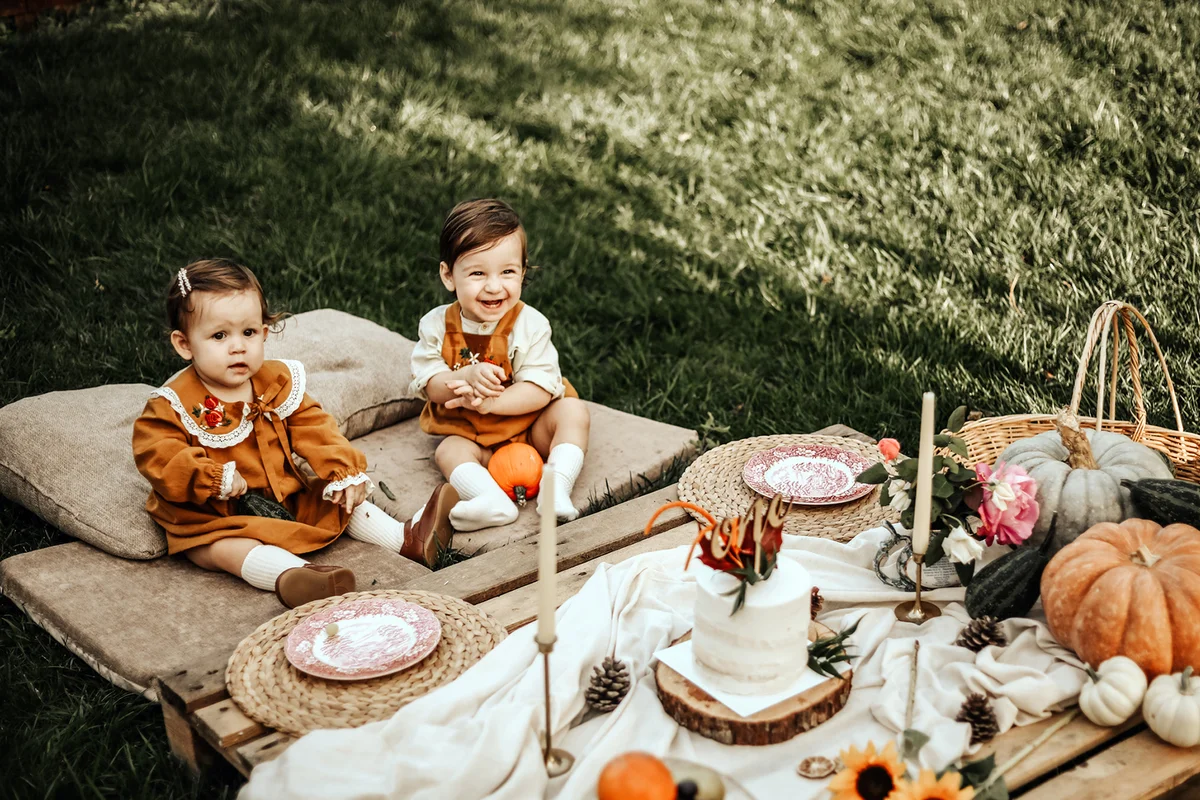 Twin Boys Celebrating Their Birthdays