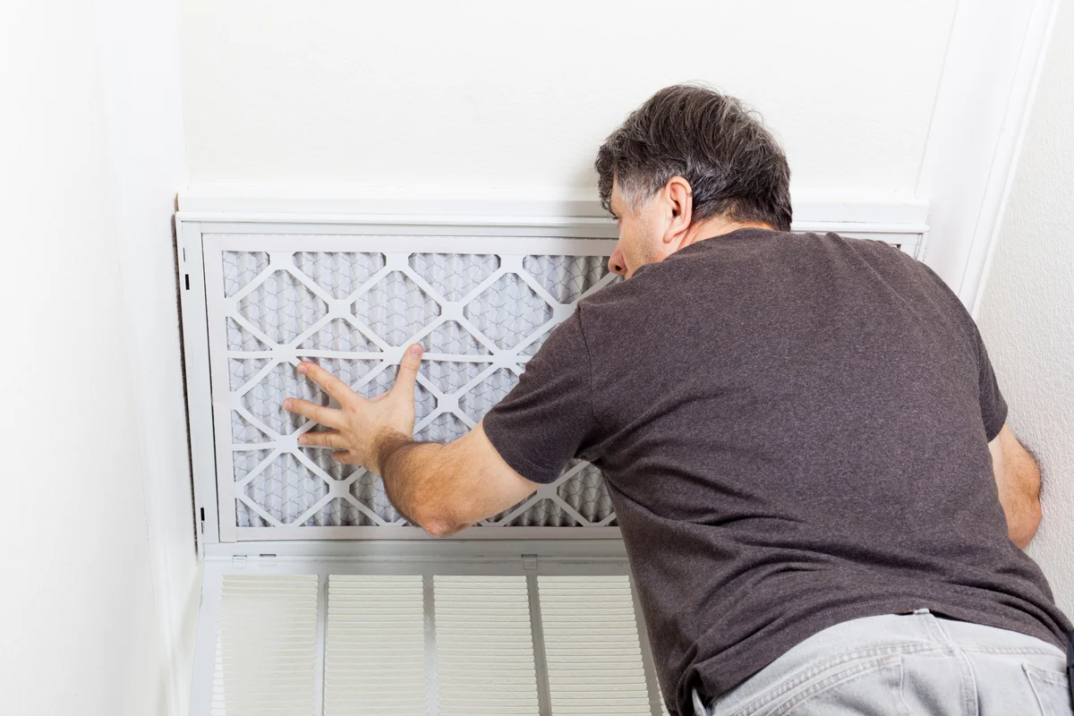 replacing the hvac filter