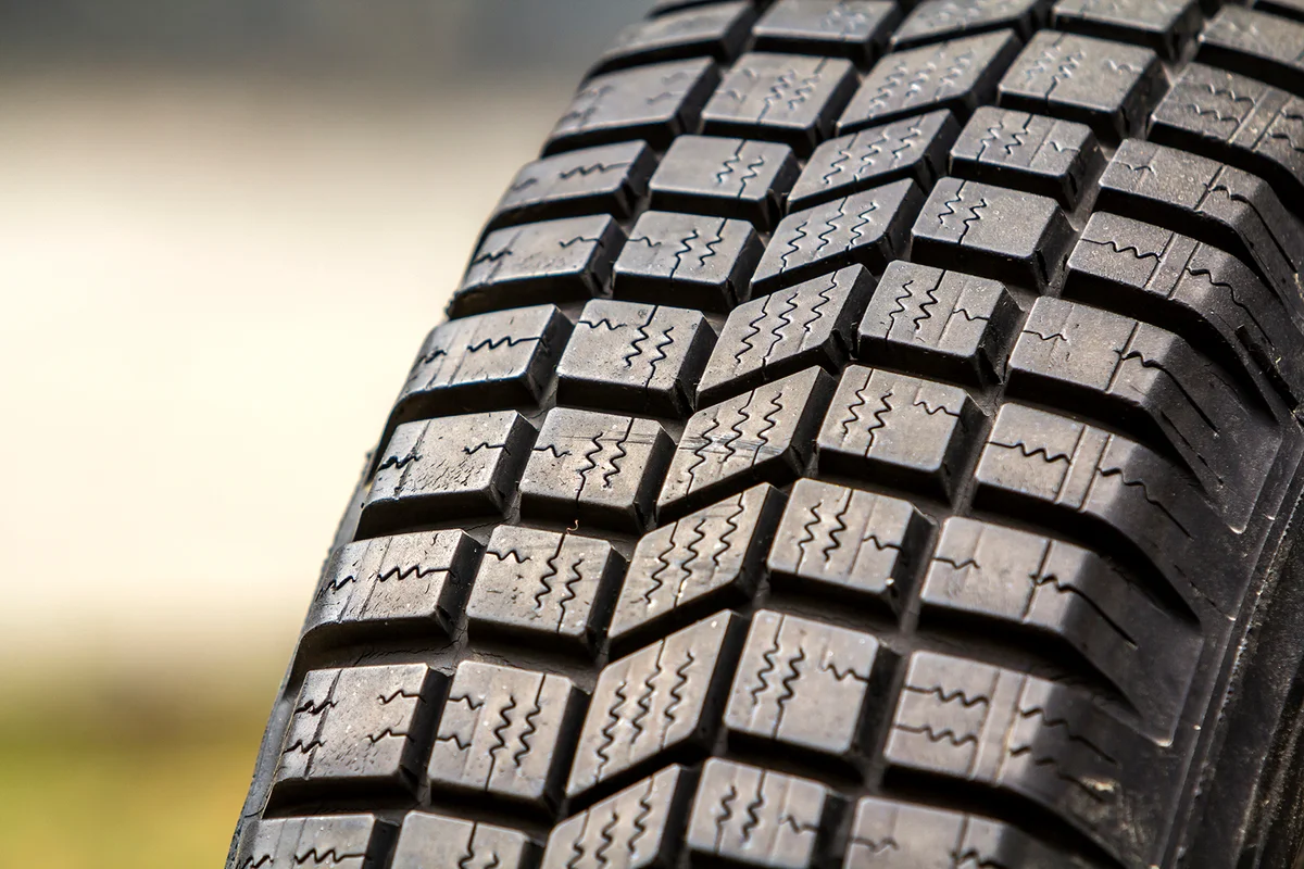 new black rubber car tire