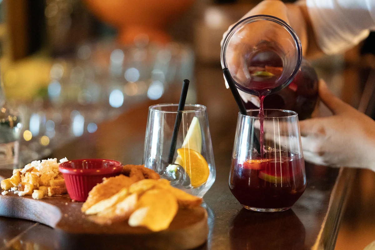 sangria and tapas