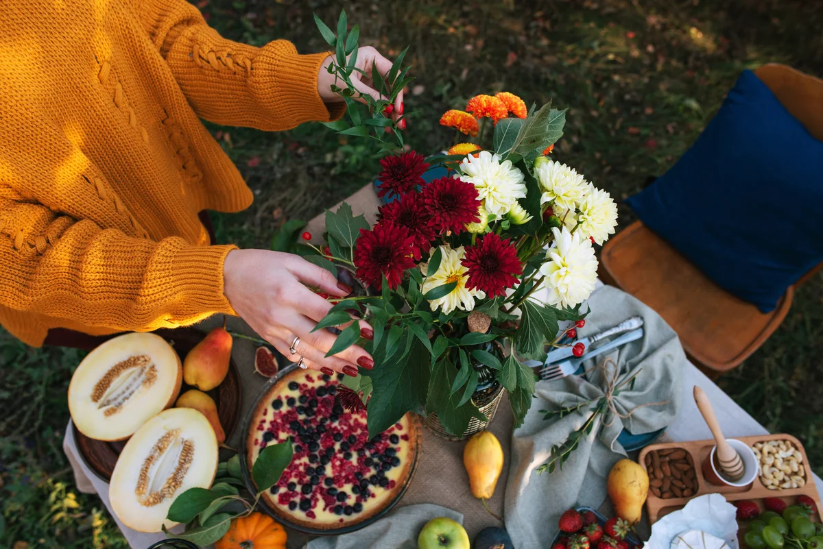 fall centerpiece