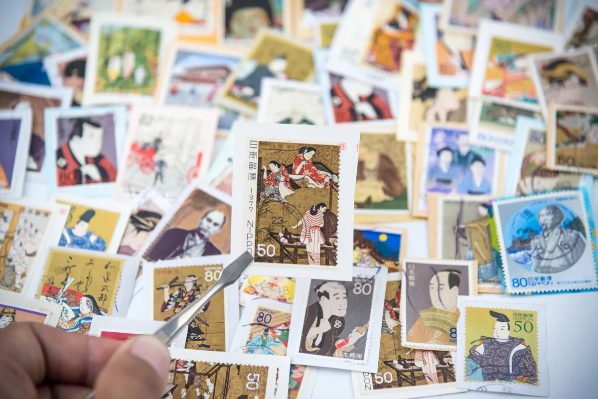 japanese stamp collection