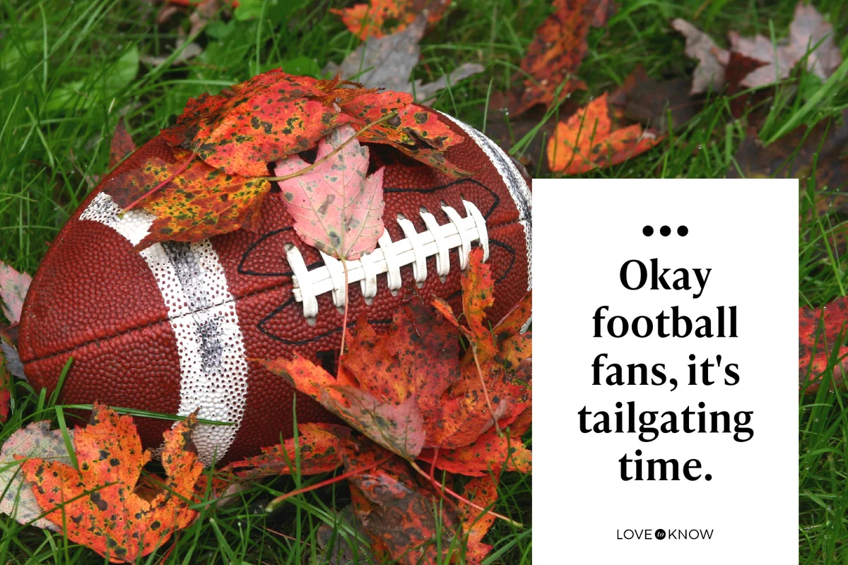 football covered with leaves