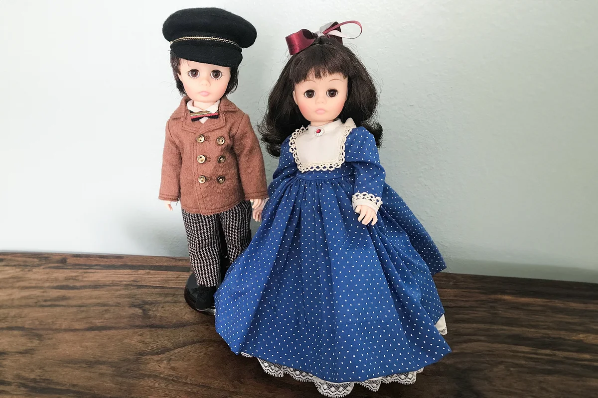 Madame Alexander Dolls - LITTLE WOMEN Jo and LAURIE