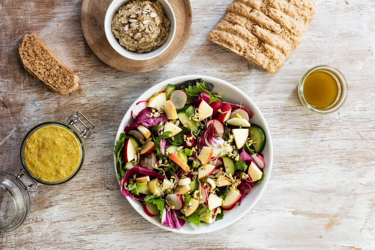 autumn apple salad