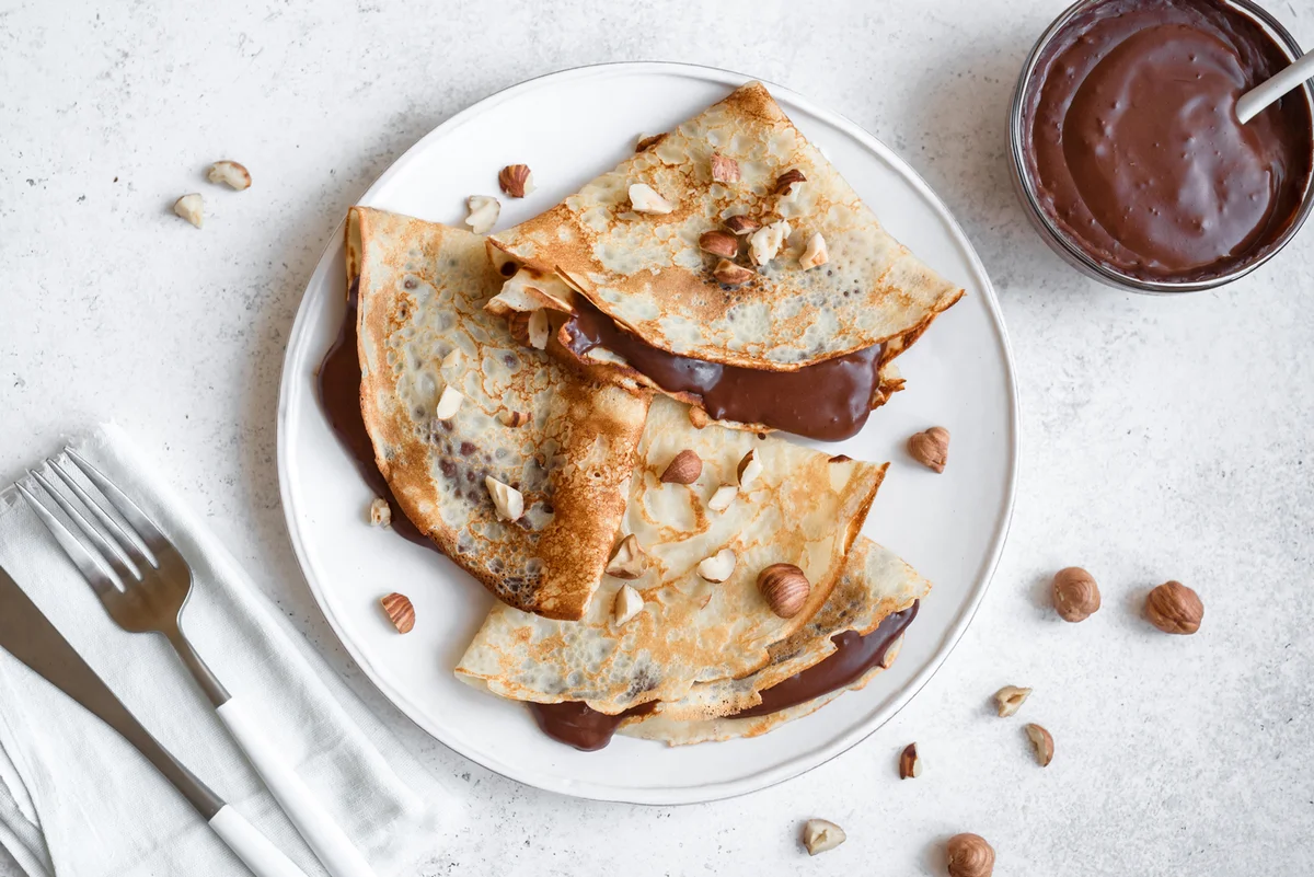 Autumn Hazelnut Crepes