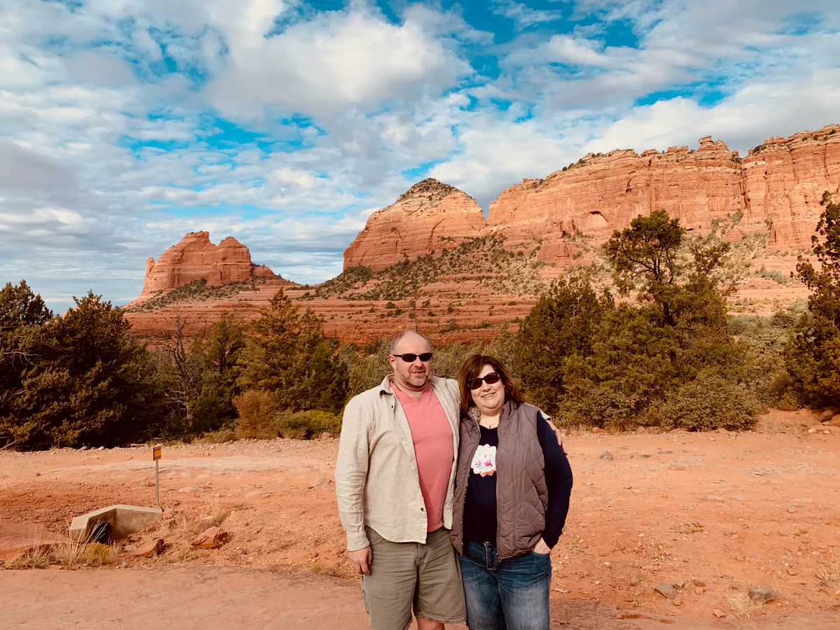 Karen and Jim in Sedona