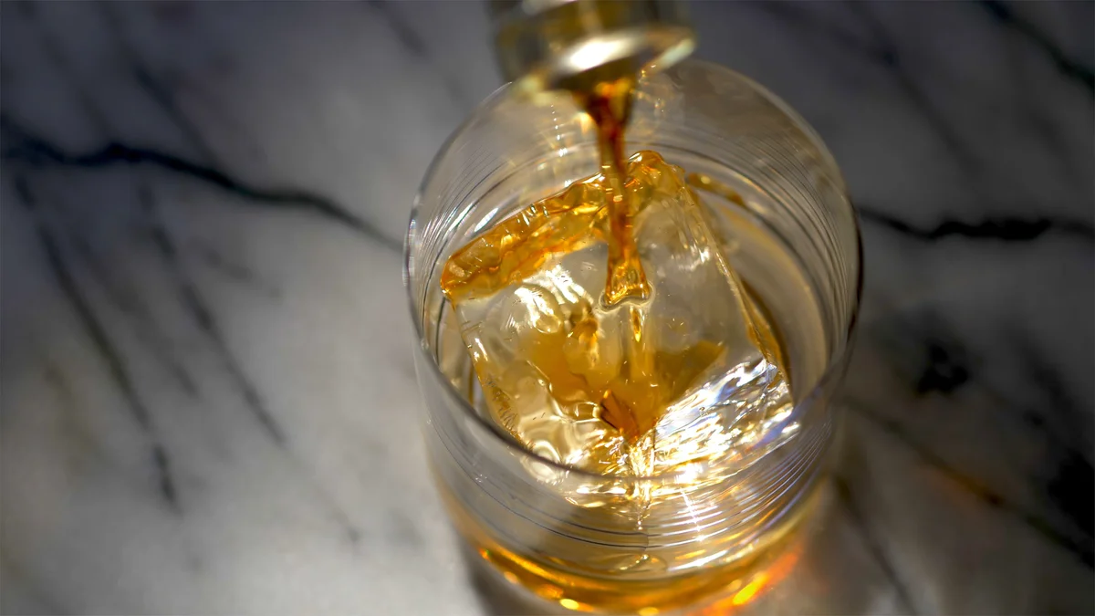 whiskey on the rocks