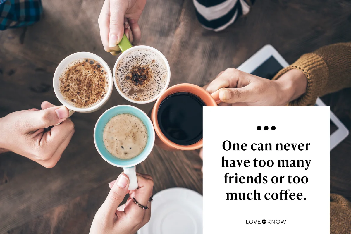 People drinking coffee